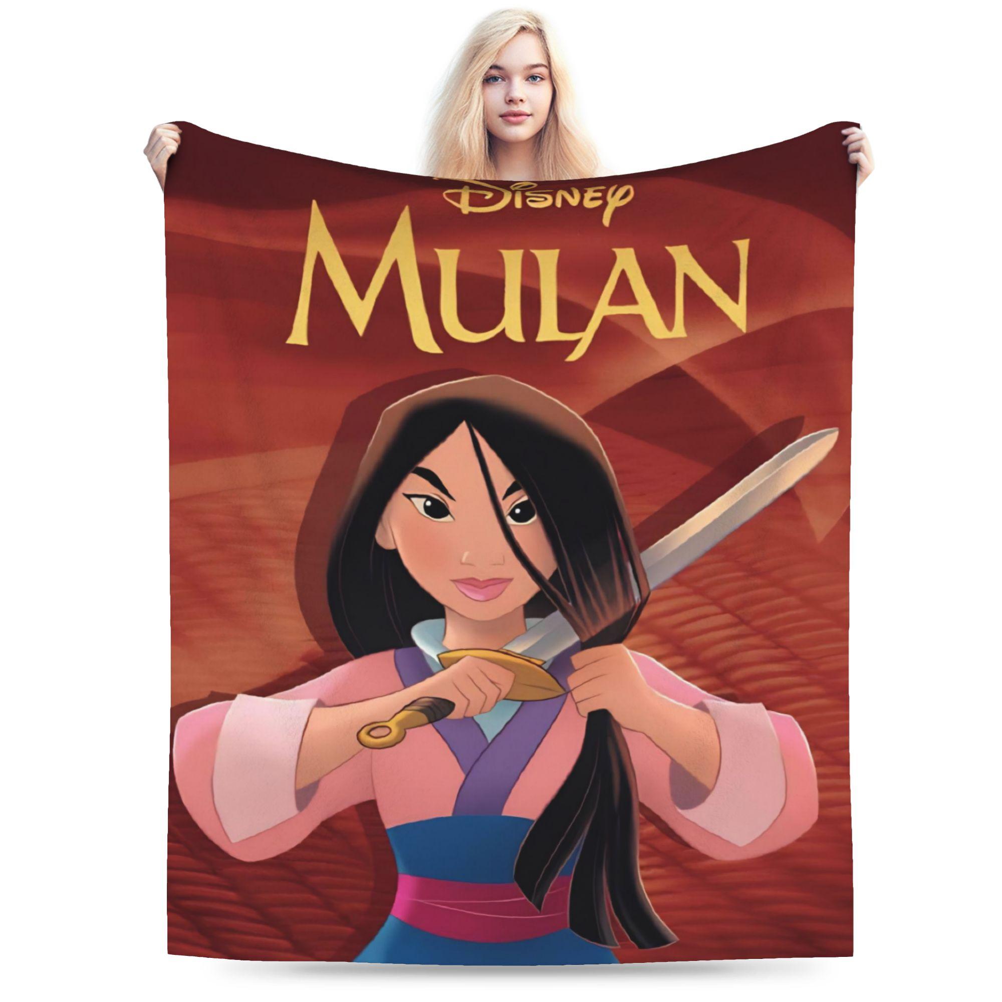 Mulan Princess Fleece Throw Blanket Mu Lan Cartoon Blanket for Bed Office Warm Bedding Throws 75x90cm
Mulan Princess Fleece Throw Blanket Mu Lan Cartoon Blanket for Bed Office Warm Bedding Throws 75x90cm