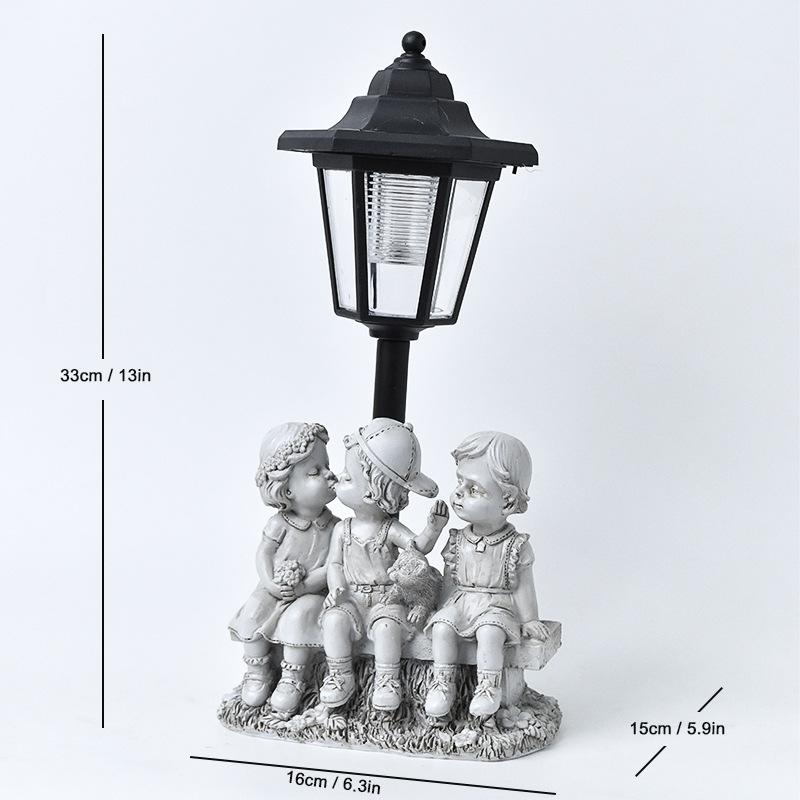 JYL TS/032,Garden Three Kids Resin Solar Outdoor Light Figurine for Home Path Scene Decorative Hexagonal Lamp One Size брандес синій колір
JYL TS/032,Garden Three Kids Resin Solar Outdoor Light Figurine for Home Path Scene Decorative Hexagonal Lamp One Size брандес синій колір