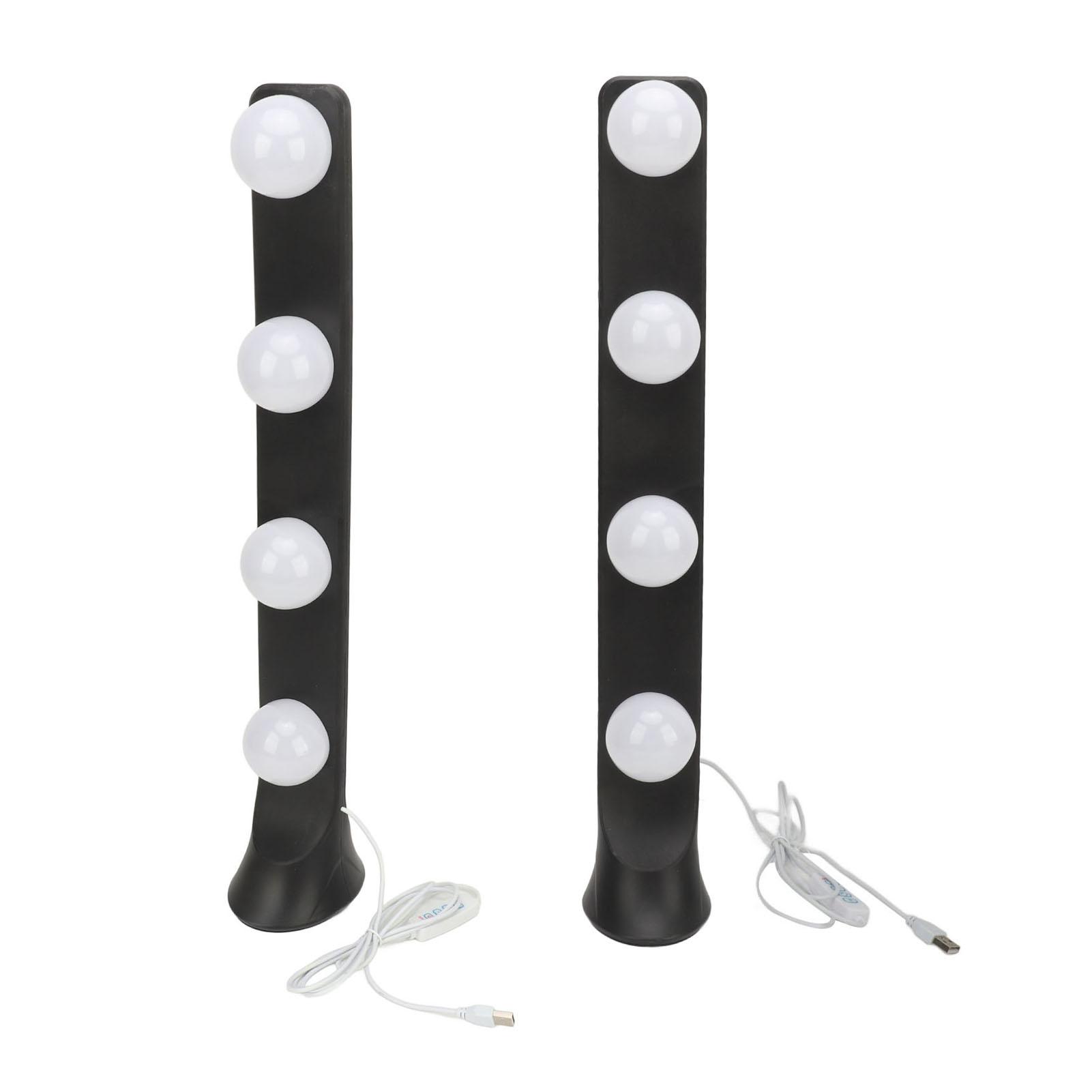 Светодиодные светильники для туалетного столика 4 светодиодные лампы портативный светильник для макияжа 3 цветовых температуры потоковое заполняющее освещение чёрный
Светодиодные светильники для туалетного столика 4 светодиодные лампы портативный светильник для макияжа 3 цветовых температуры потоковое заполняющее освещение чёрный