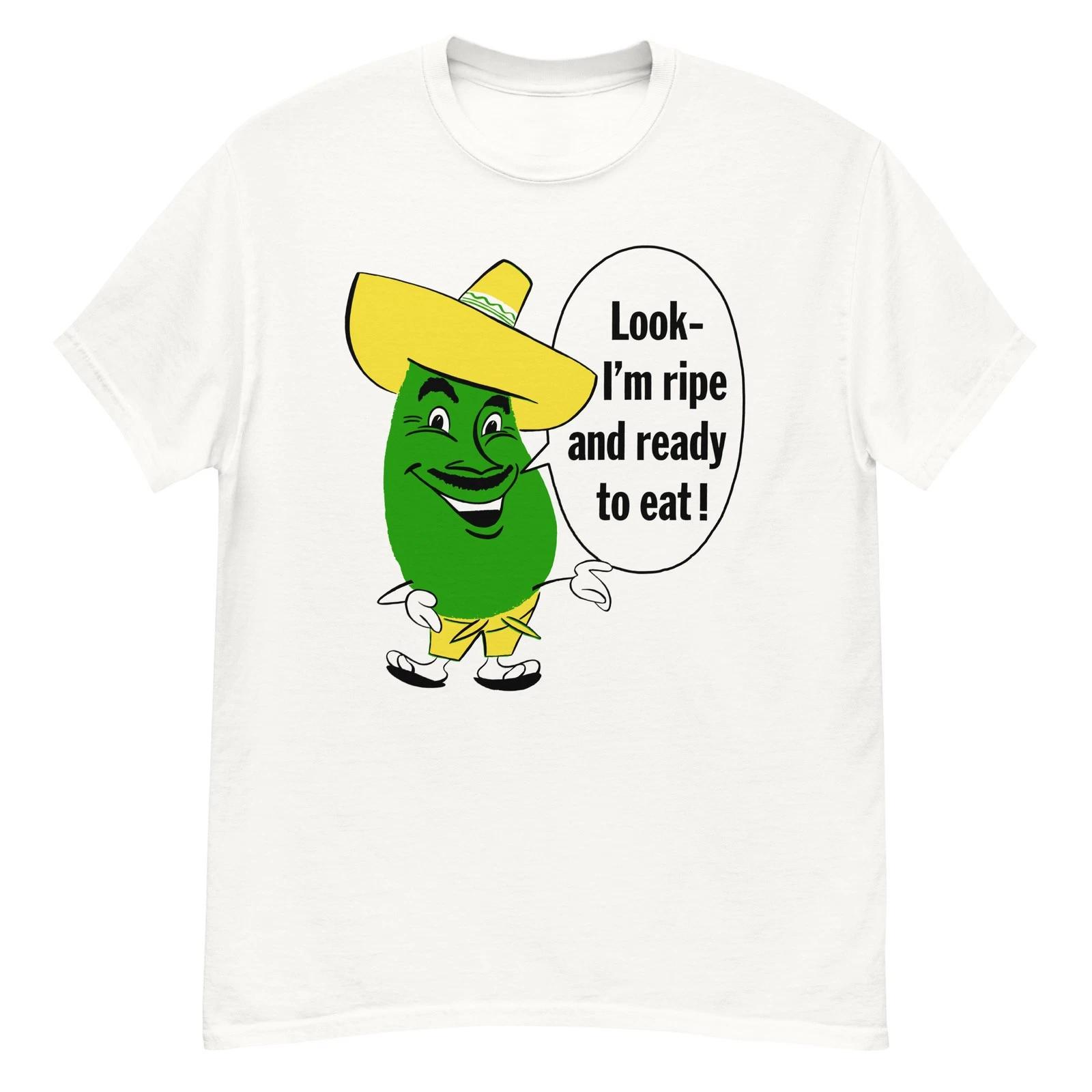 Funny vintage avocado ad art t-shirt I m Ripe and Ready to Eat 4XL
Funny vintage avocado ad art t-shirt I m Ripe and Ready to Eat 4XL
