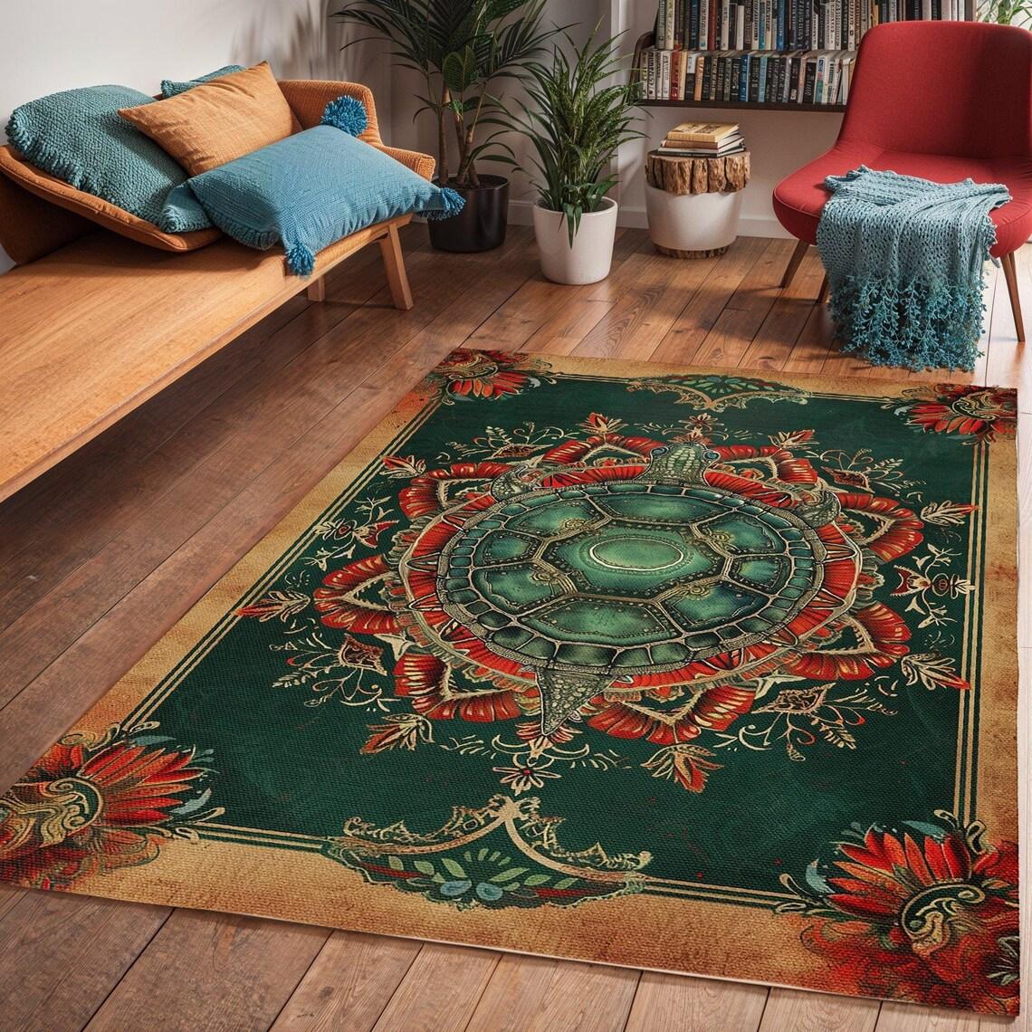 Tortoise Area Rug Modern Wildlife Art Deco Floor Carpet Non-slip Washable Mat Home Exquisite 40x60cm
Tortoise Area Rug Modern Wildlife Art Deco Floor Carpet Non-slip Washable Mat Home Exquisite 40x60cm