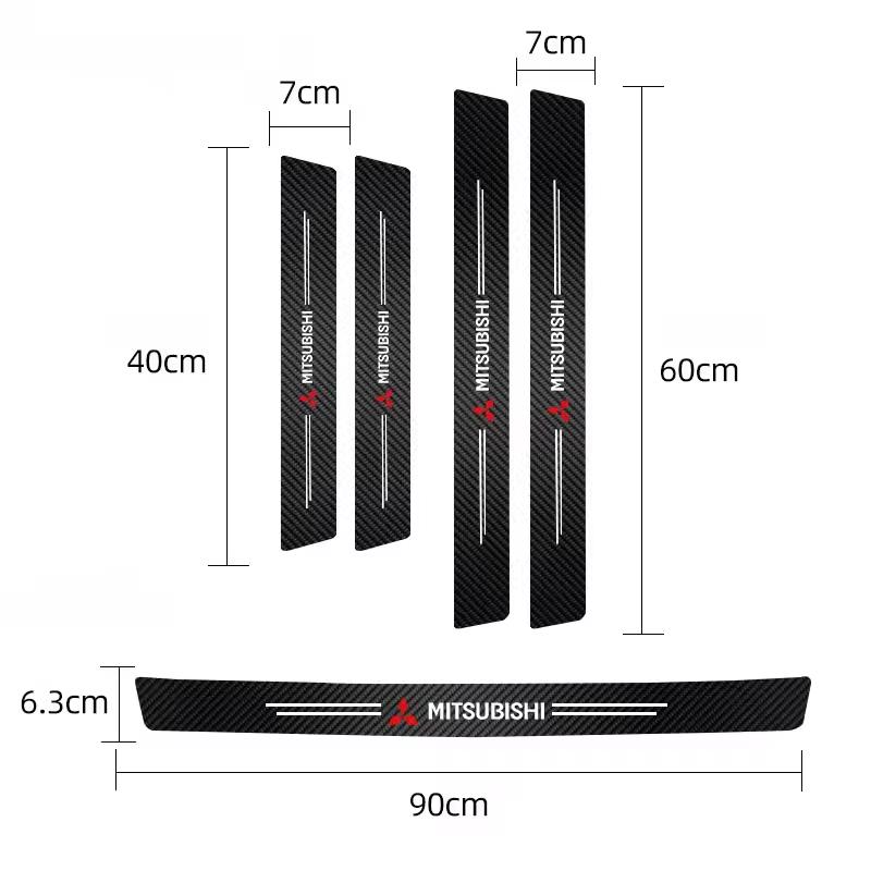 Car Door Plate Carbon Fiber Threshold Protector Sticker For Mitsubishi ASX Lancer Pajero Outlander L200 EVO Lancer Car Styling
Car Door Plate Carbon Fiber Threshold Protector Sticker For Mitsubishi ASX Lancer Pajero Outlander L200 EVO Lancer Car Styling