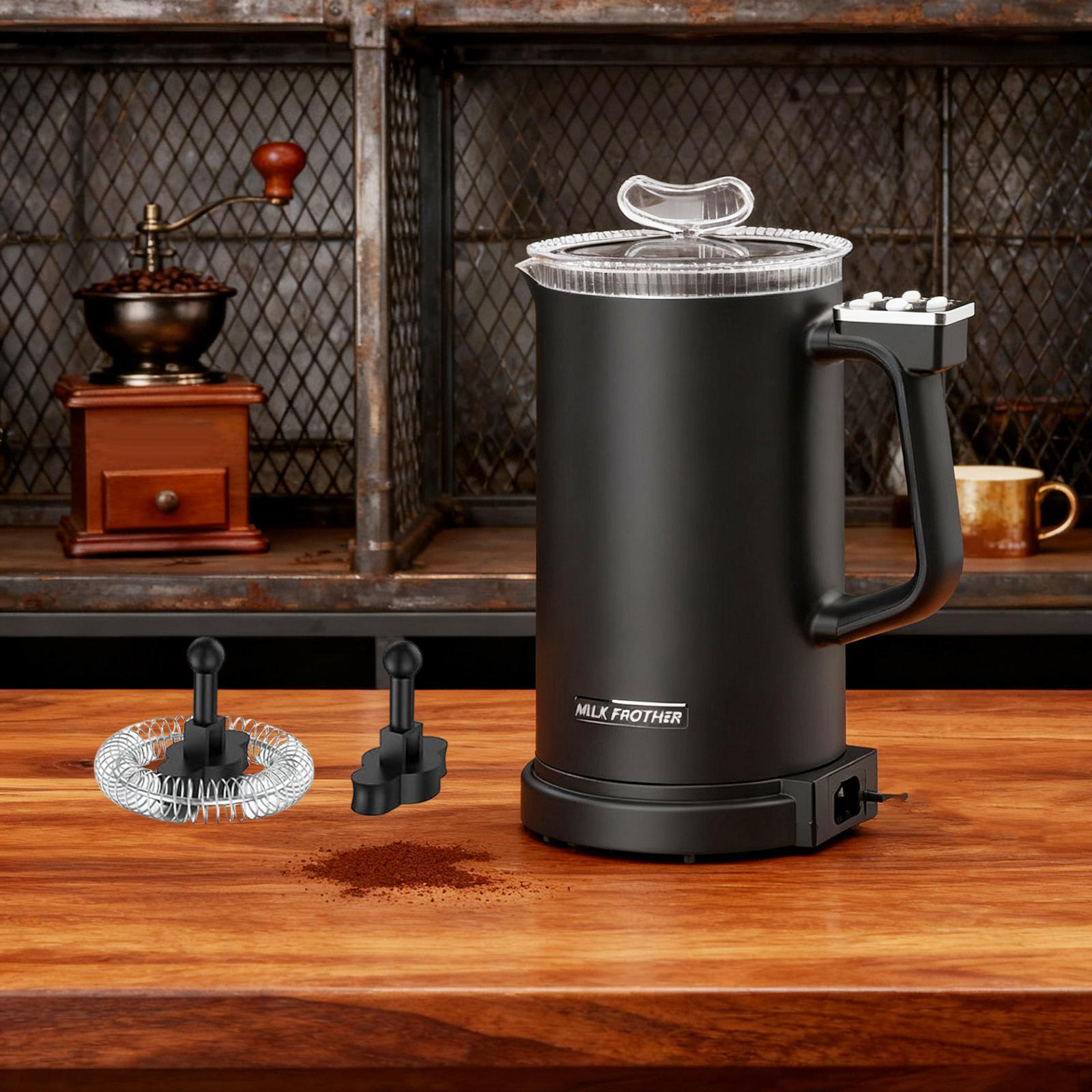 Electric Milk Frother Function Compact Nonstick Coating Interior Steamer 600ml for Froth чёрный
Electric Milk Frother Function Compact Nonstick Coating Interior Steamer 600ml for Froth чёрный