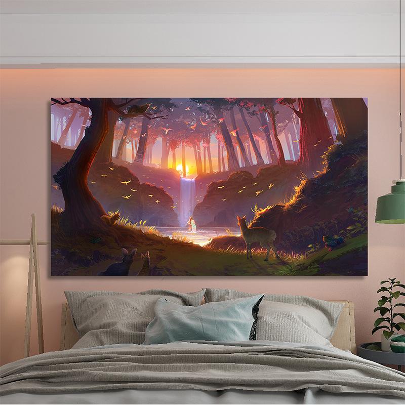 Гобелен Nordic Ins, Ткань для украшения спальни, Лесная серия, Фоновая ткань для гостиной, Настенный ковер с растительным пейзажем 150*100cm
Гобелен Nordic Ins, Ткань для украшения спальни, Лесная серия, Фоновая ткань для гостиной, Настенный ковер с растительным пейзажем 150*100cm