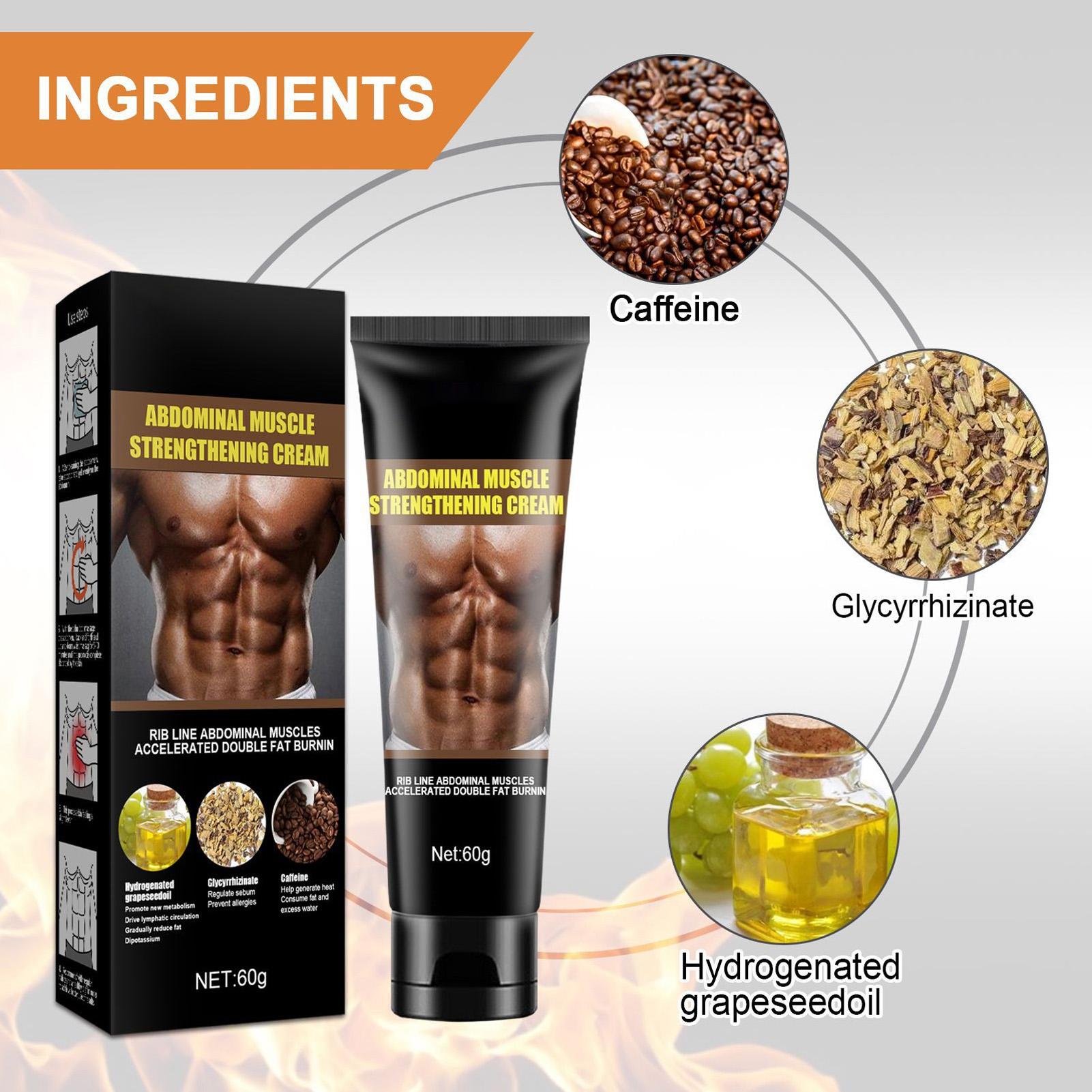 Abdominal Muscle Cream Accelerate Sweating Fat Burning Improve Circulation Body Shaping Cream 60g
Abdominal Muscle Cream Accelerate Sweating Fat Burning Improve Circulation Body Shaping Cream 60g