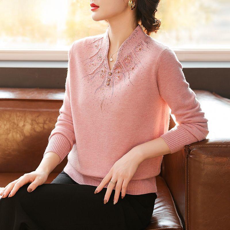 Warm Fleece Knitted Sweater for Middle Aged Women Winter Thermal Underwear Top M червоний
Warm Fleece Knitted Sweater for Middle Aged Women Winter Thermal Underwear Top M червоний
