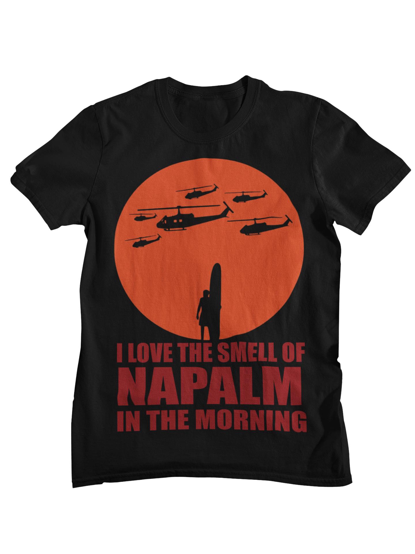 Apocalypse Now TShirt Unisex I Love The Smell Of Napalm In The Morning Graphic Tees ONeck Short Sleeve Casual Tops M
Apocalypse Now TShirt Unisex I Love The Smell Of Napalm In The Morning Graphic Tees ONeck Short Sleeve Casual Tops M