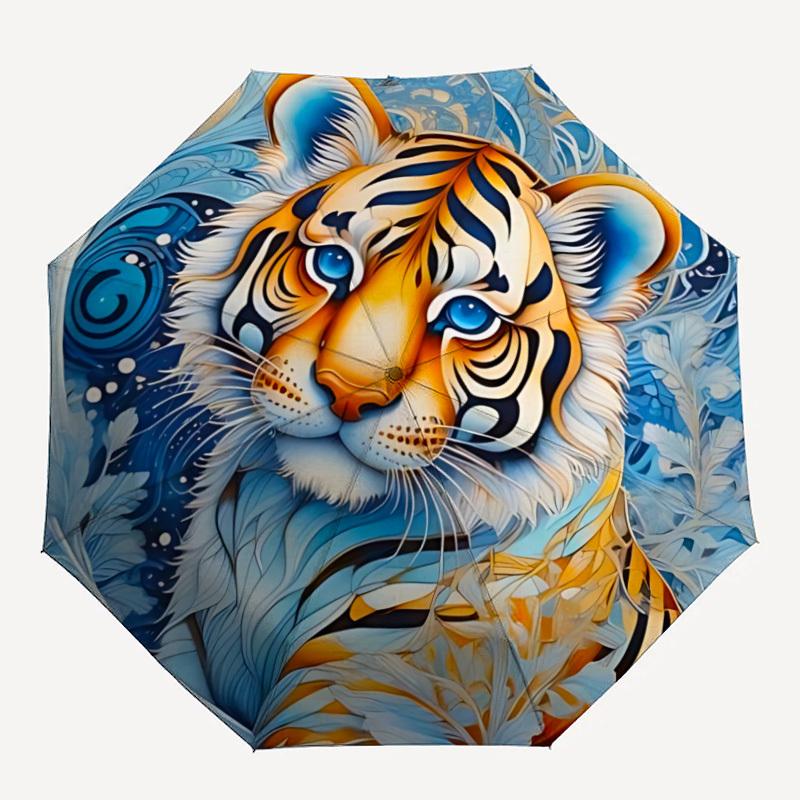 1PC Tiger Print Automatic Open/close, All-Season Portable Folding Umbrella for Women & Men yy250919215
1PC Tiger Print Automatic Open/close, All-Season Portable Folding Umbrella for Women & Men yy250919215
