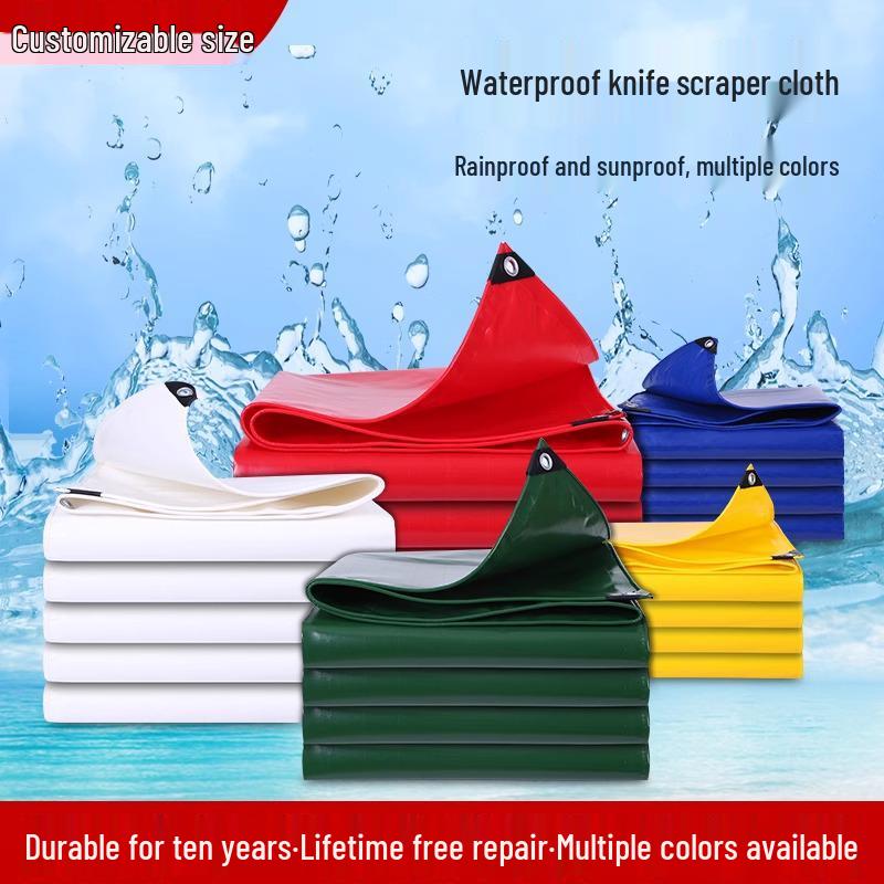 Multi-color Custom PVC Knife-Coated Rainproof Tarpaulin Sunshade for Freight Yards and Marine Use 10x10, 100 units
Multi-color Custom PVC Knife-Coated Rainproof Tarpaulin Sunshade for Freight Yards and Marine Use 10x10, 100 units