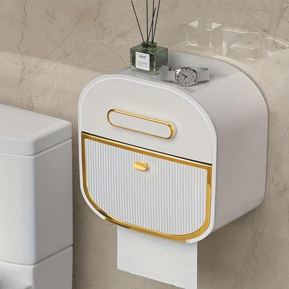 Convenient Installation Roll Paper Storage Box Hanging Tissue Storage Rack Toilet Accessories білий
Convenient Installation Roll Paper Storage Box Hanging Tissue Storage Rack Toilet Accessories білий