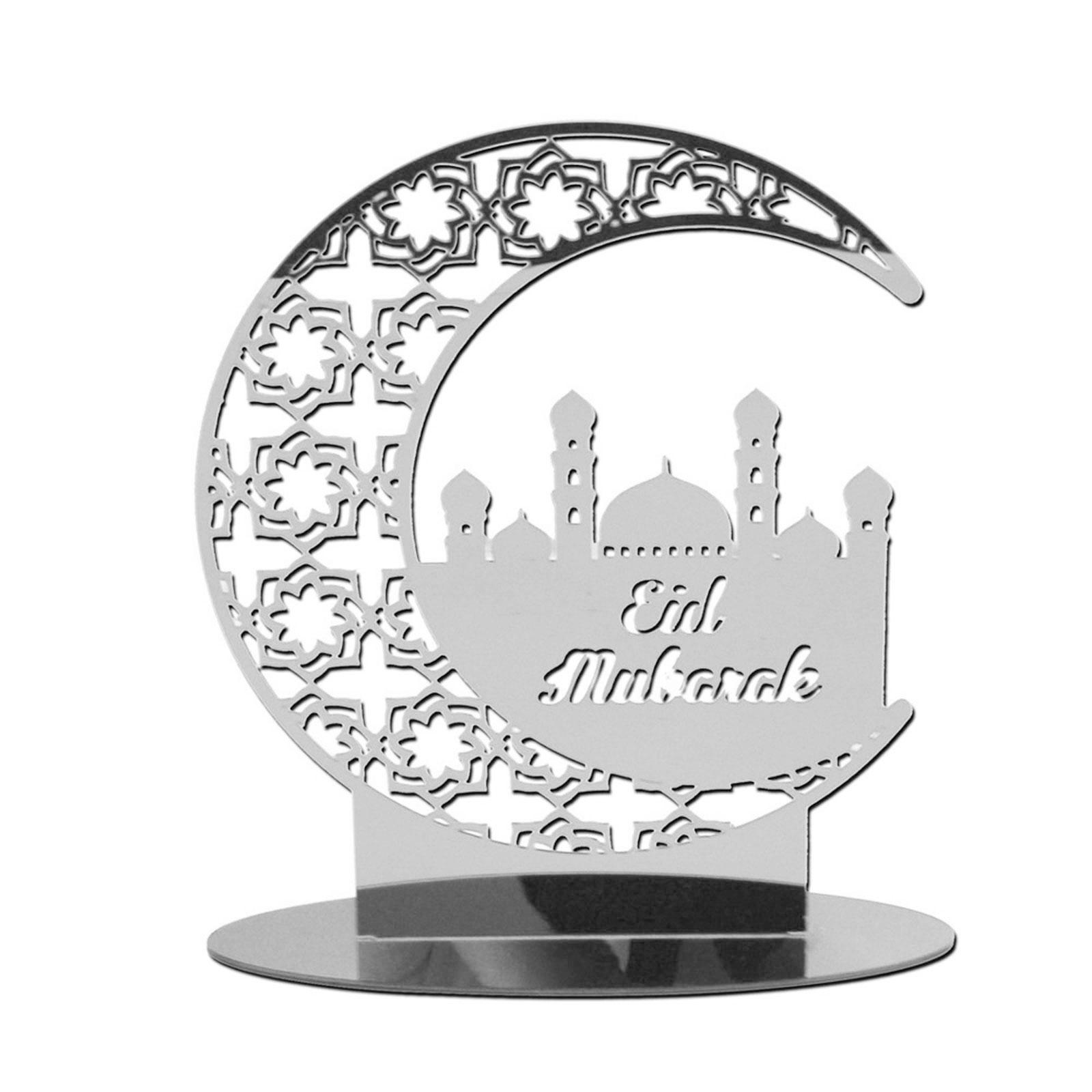 Acrylic Eid Table Ornament Unique Hollowed Out Moon/Sun Shaped Desktop Decoration Festive Home Party Ramadan Decor 4
Acrylic Eid Table Ornament Unique Hollowed Out Moon/Sun Shaped Desktop Decoration Festive Home Party Ramadan Decor 4