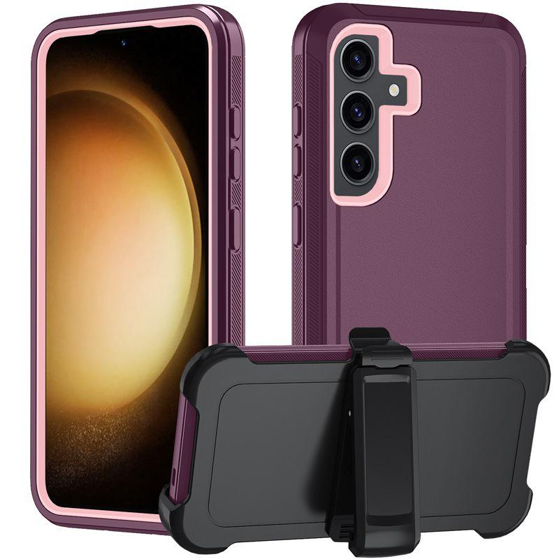 Samsung S24 Shockproof & Dustproof Three-in-One Phone Case with Rotating Stand Samsung S24 Case
Samsung S24 Shockproof & Dustproof Three-in-One Phone Case with Rotating Stand Samsung S24 Case
