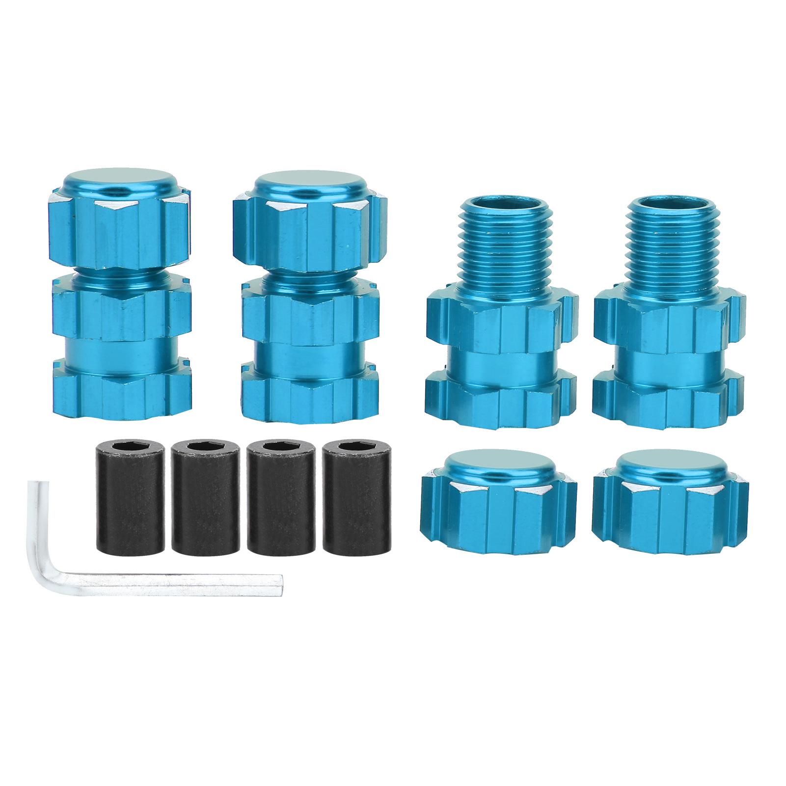 17mm Hex Adapter Nuts Splined Wheel Hubs Extension Combiner Fit for Traxxas MAXX 110 RC CarBlue
17mm Hex Adapter Nuts Splined Wheel Hubs Extension Combiner Fit for Traxxas MAXX 110 RC CarBlue