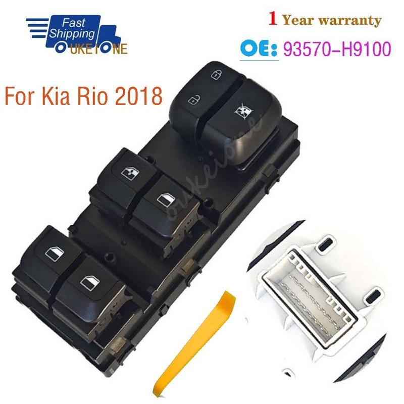 93570-H9100 For Kia Rio 2018 LHD Master Driver Side Electric Power Window Switch Lifter Control Regulator Button Car Accessories
93570-H9100 For Kia Rio 2018 LHD Master Driver Side Electric Power Window Switch Lifter Control Regulator Button Car Accessories