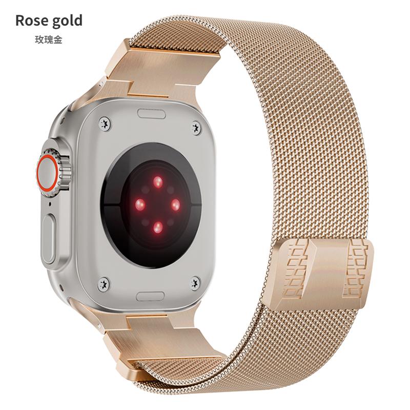 Миланский ремешок для Apple Watch 49 мм, 45 мм, 42 мм, 44 мм, механический магнитный ремешок-петля для браслета IWatch Ultra 2 1 Series 9 8 7 4 5 6 SE For Ultra1/2 49MM
Миланский ремешок для Apple Watch 49 мм, 45 мм, 42 мм, 44 мм, механический магнитный ремешок-петля для браслета IWatch Ultra 2 1 Series 9 8 7 4 5 6 SE For Ultra1/2 49MM