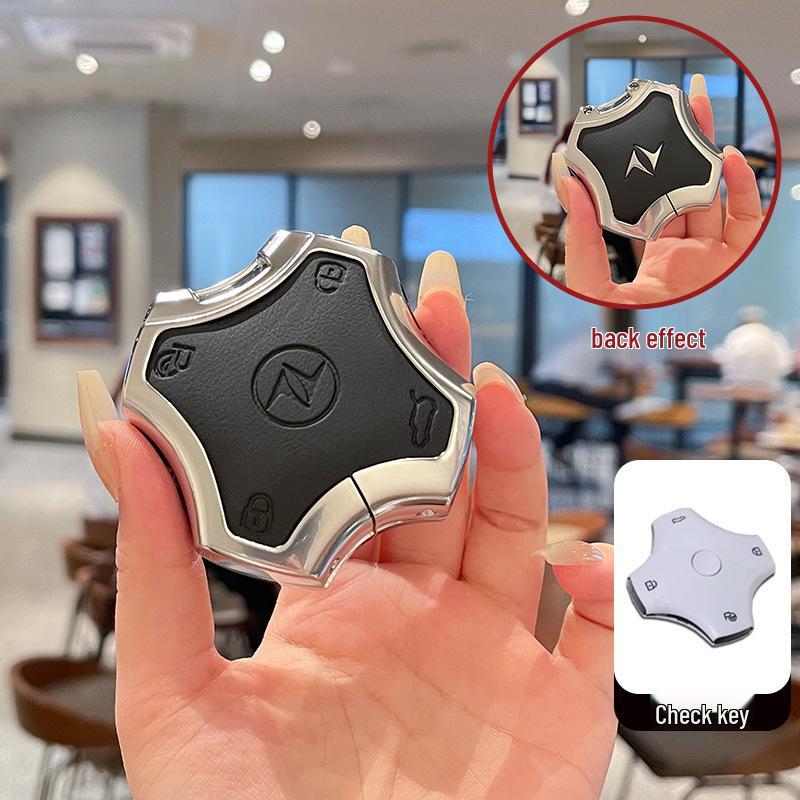 Dongfeng Yipai 007/008 Key Case 2024: Metal & Leather Remote Control Protective Shell for Four-Wheel Drive.
Dongfeng Yipai 007/008 Key Case 2024: Metal & Leather Remote Control Protective Shell for Four-Wheel Drive.