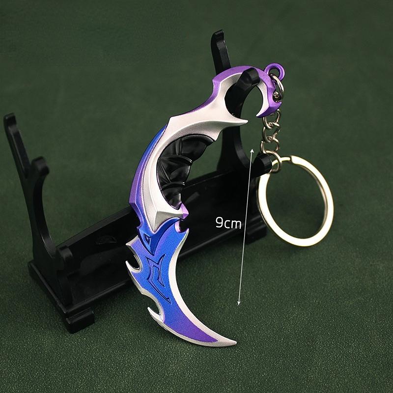 Valorant Key Ring Weapon Melee Reaver 2.0 Karambit Knife Reaver Vandal Game Peripheral Sword Alloy Figure Charm Plaything for Gift
Valorant Key Ring Weapon Melee Reaver 2.0 Karambit Knife Reaver Vandal Game Peripheral Sword Alloy Figure Charm Plaything for Gift