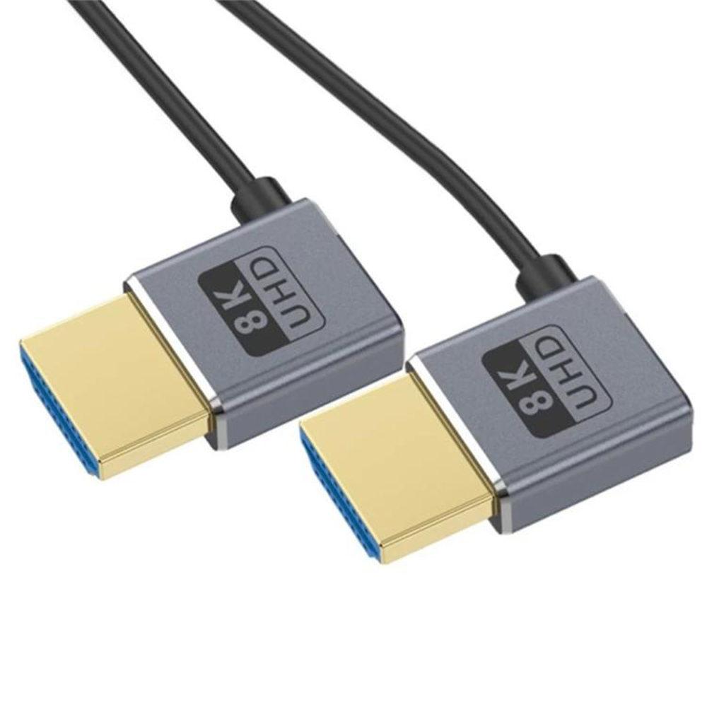 0.7m Spring Coaxial 8K 48Gbps HDMI 2.1 Cable HD Video Left Angled to Left Angled Adapter Cord As Shown A
0.7m Spring Coaxial 8K 48Gbps HDMI 2.1 Cable HD Video Left Angled to Left Angled Adapter Cord As Shown A