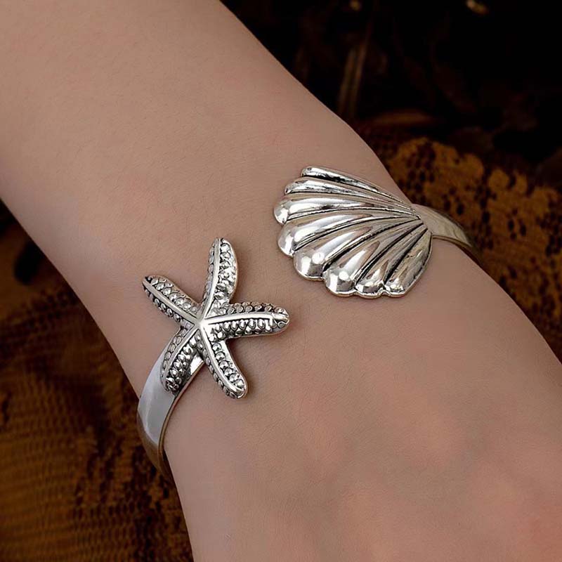 Stainless Steel Starfish Shell Open Bracelet Rings For Women Men Exaggerated Copper Color Geometric Adjustable Bracelet Zircon медный
Stainless Steel Starfish Shell Open Bracelet Rings For Women Men Exaggerated Copper Color Geometric Adjustable Bracelet Zircon медный