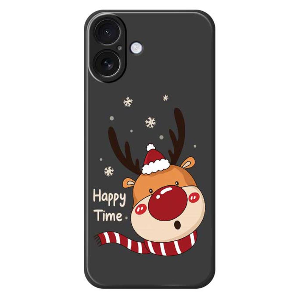 For iPhone 17 Case Deer Head Pattern Printing Straight Edge TPU Phone Back Cover Black
For iPhone 17 Case Deer Head Pattern Printing Straight Edge TPU Phone Back Cover Black