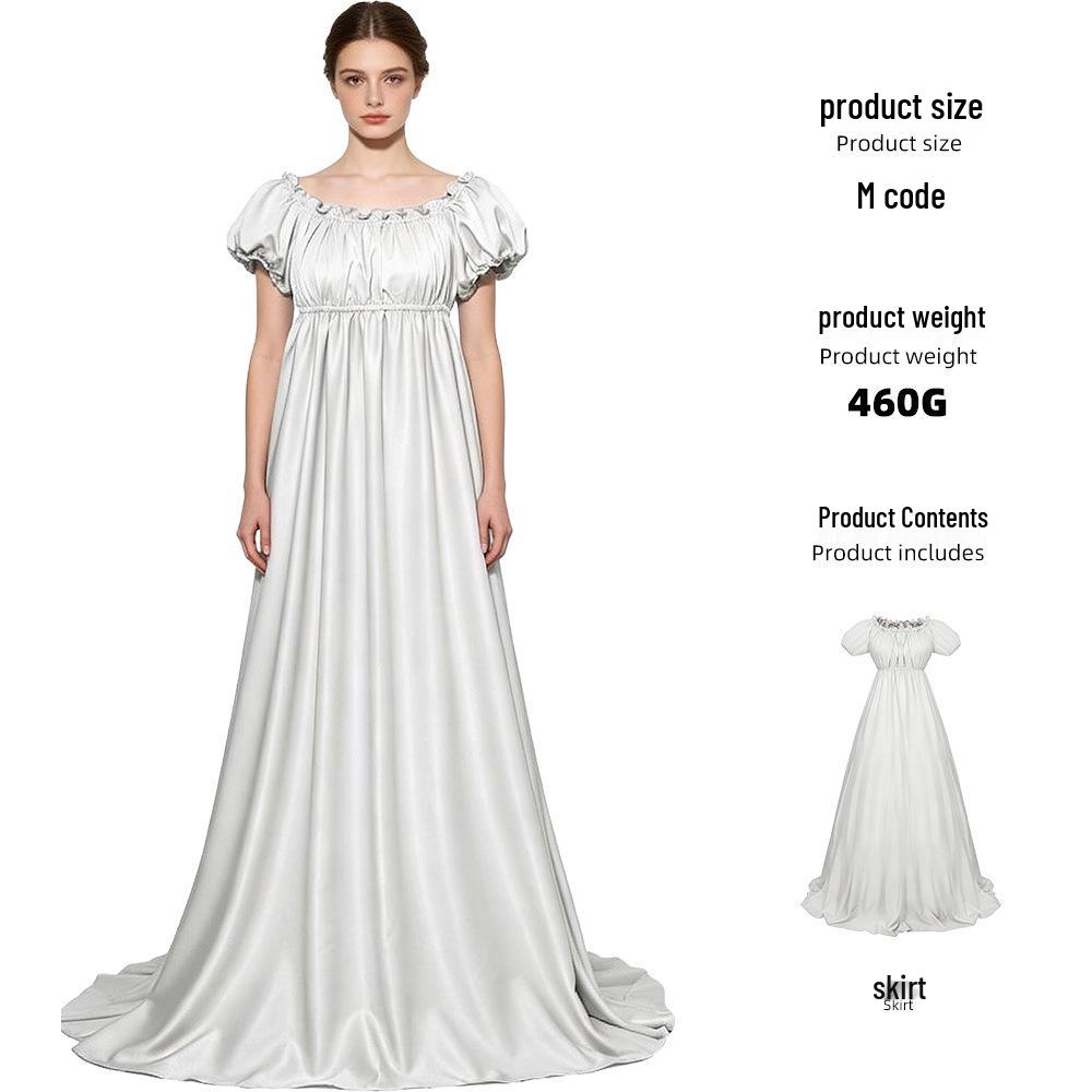 Bridgerton Regency Era Costume: Retro Long Dress for Halloween & Formal Events Child 140
Bridgerton Regency Era Costume: Retro Long Dress for Halloween & Formal Events Child 140