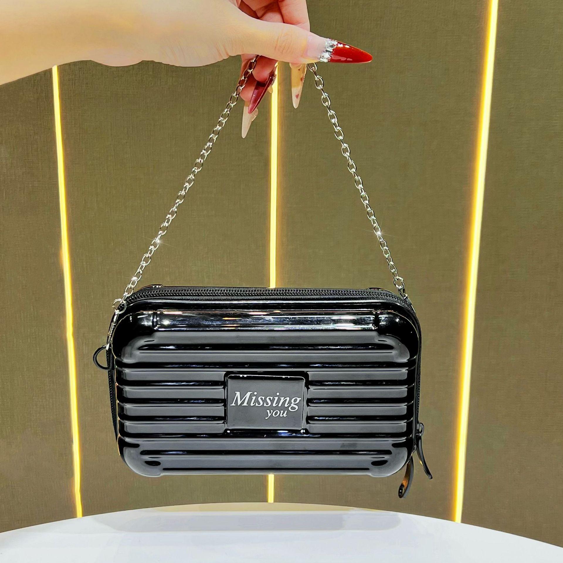 Mini Suitcase Shape Bag Fashion Luggage Bag Handbag Shoulder Bag Waterproof Bag Hard Shell Box Suitcase Purse Clutch Bag чёрный
Mini Suitcase Shape Bag Fashion Luggage Bag Handbag Shoulder Bag Waterproof Bag Hard Shell Box Suitcase Purse Clutch Bag чёрный