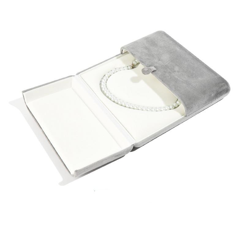 Portable Velvet Jewelry Box Double Opening Necklace Storage Organizer Heart Shaped Pearl Pendant Case Wedding Gift for Women сірий
Portable Velvet Jewelry Box Double Opening Necklace Storage Organizer Heart Shaped Pearl Pendant Case Wedding Gift for Women сірий