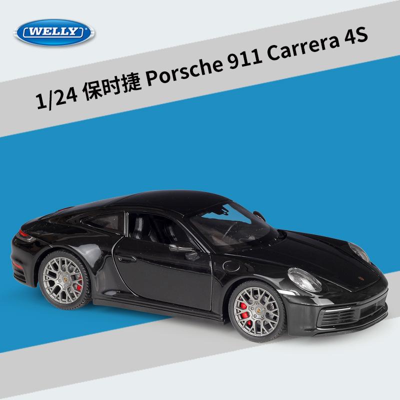 ВЕЛЛІ 1:Модель автомобіля Porsche 911 Carrera 4S, масштаб 1:24 - Металева лита модель, Офіційно ліцензований колекційний дисплей, Подарунок з детальним інтер єром
ВЕЛЛІ 1:Модель автомобіля Porsche 911 Carrera 4S, масштаб 1:24 - Металева лита модель, Офіційно ліцензований колекційний дисплей, Подарунок з детальним інтер єром