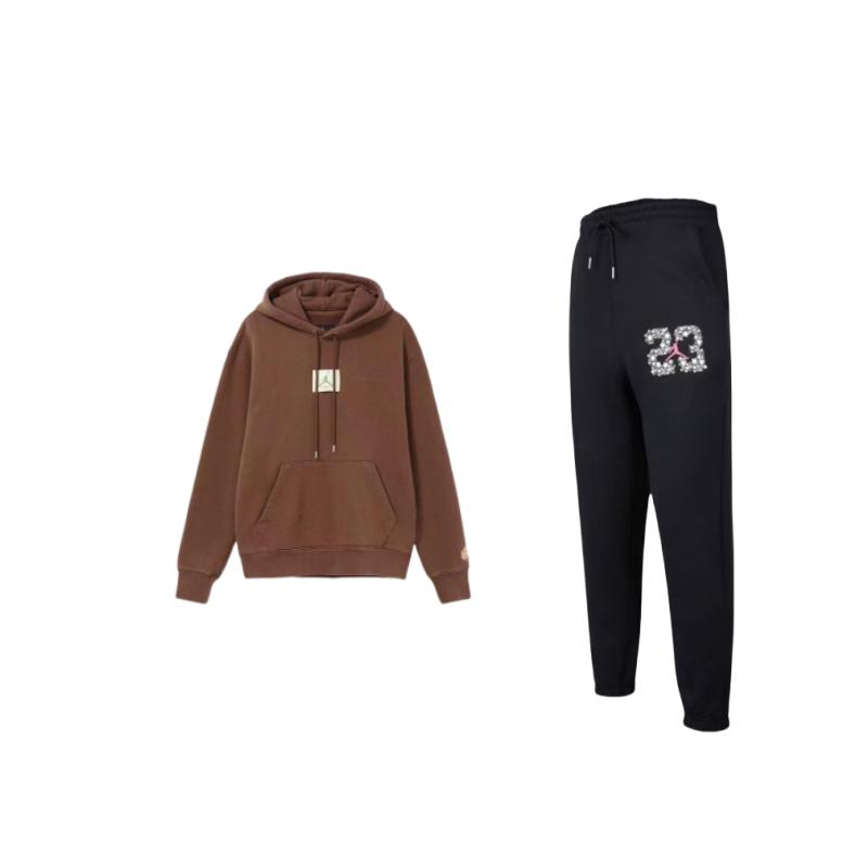Jordan Solid Color Brand Logo Hoodie And Sweatpants Casual Sports Set Men sweatshirts and bottoms DJ0192-010+DV7024-262 M 
Jordan Solid Color Brand Logo Hoodie And Sweatpants Casual Sports Set Men sweatshirts and bottoms DJ0192-010+DV7024-262 M