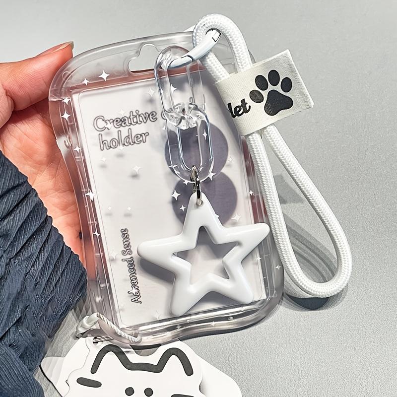 2D Ins Style Waist-Form Card Holder with Star Charm & Lanyard, Adorable ID Badge Holder for Students
2D Ins Style Waist-Form Card Holder with Star Charm & Lanyard, Adorable ID Badge Holder for Students