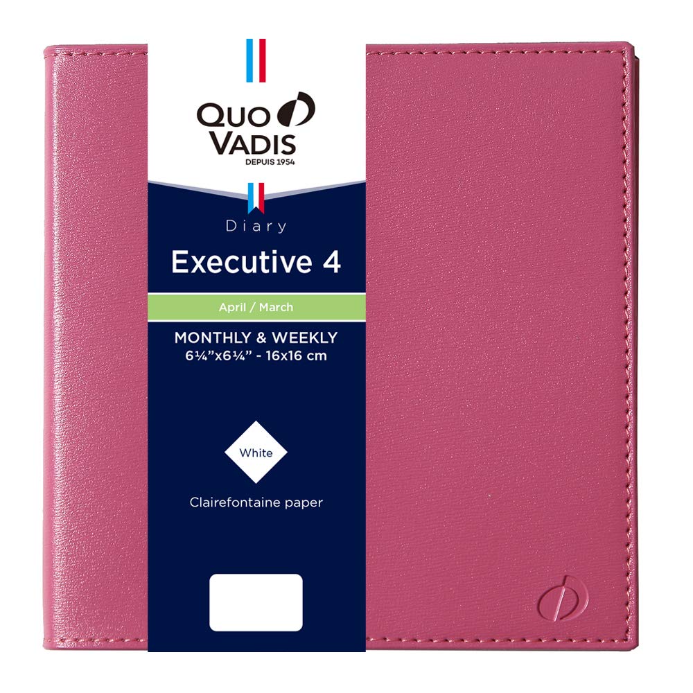 QUOVADIS Executive 4/SoHo Diary 2026 April Start qv66205ro rose 16x16cm
QUOVADIS Executive 4/SoHo Diary 2026 April Start qv66205ro rose 16x16cm