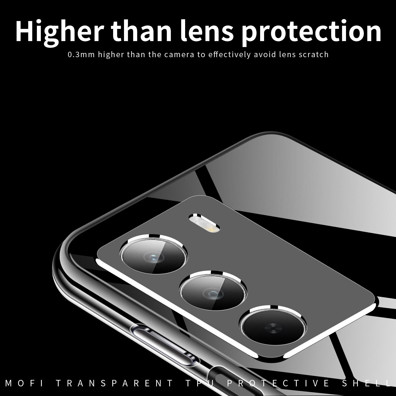 For Realme V70 5G/Realme V70s 5G/Realme 14x 4G Clear Phone Case MOFI Ultra-Thin TPU Phone Back Cover Transparent
For Realme V70 5G/Realme V70s 5G/Realme 14x 4G Clear Phone Case MOFI Ultra-Thin TPU Phone Back Cover Transparent