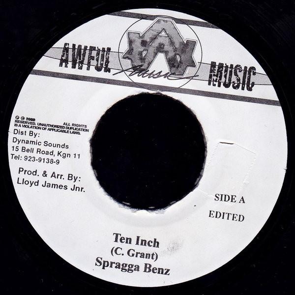 7inch Record SPRAGGA BENZ - Ten Inch NONE Awful Music 2002 Jamaica Reggae, Ska & Dub Used
7inch Record SPRAGGA BENZ - Ten Inch NONE Awful Music 2002 Jamaica Reggae, Ska & Dub Used