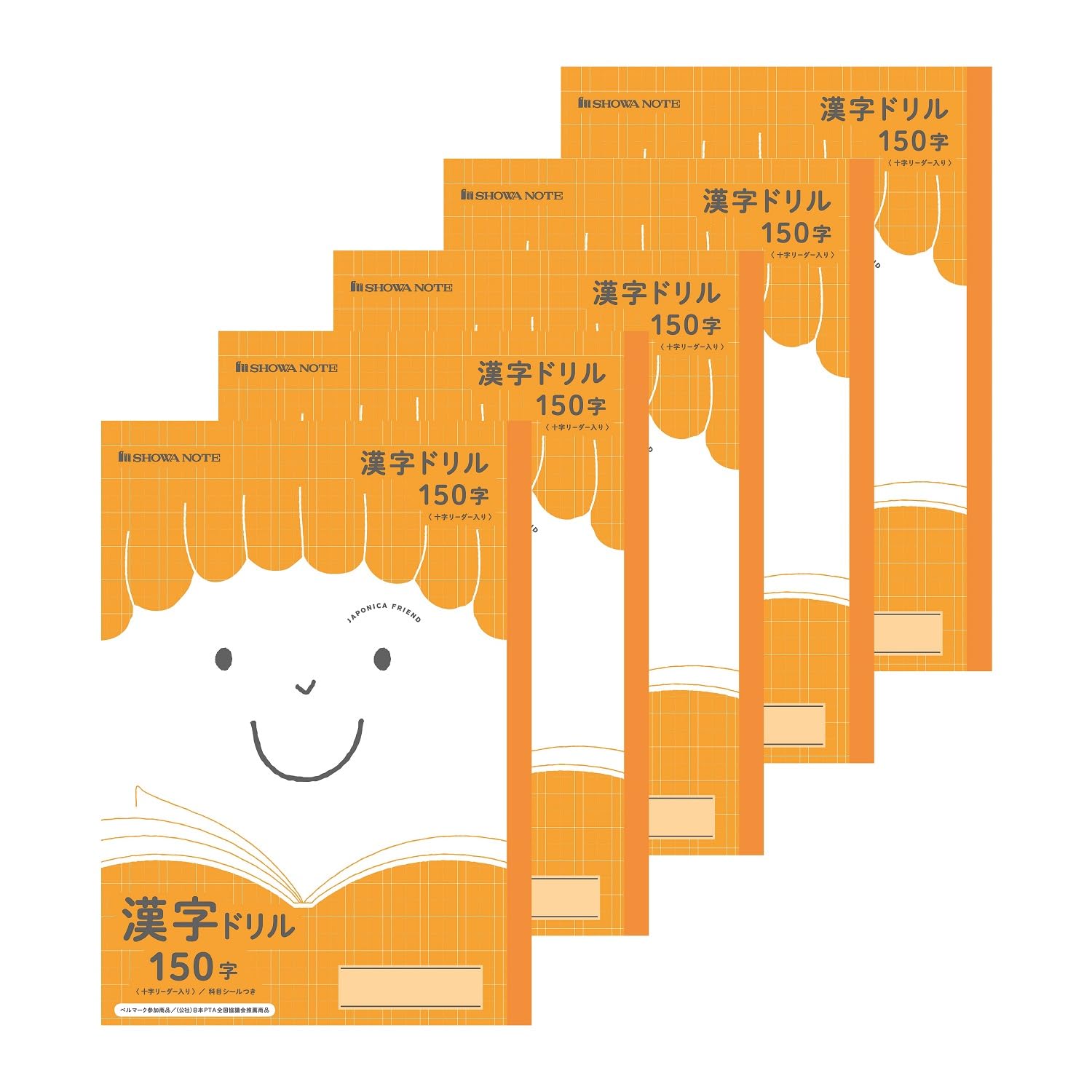 Showa Note Japonica Friend Study Kanji 150 Characters Book, Workbook, (+Leader), Semi-B5, 5-Pack, Orange, 0751105105 оранжевый
Showa Note Japonica Friend Study Kanji 150 Characters Book, Workbook, (+Leader), Semi-B5, 5-Pack, Orange, 0751105105 оранжевый