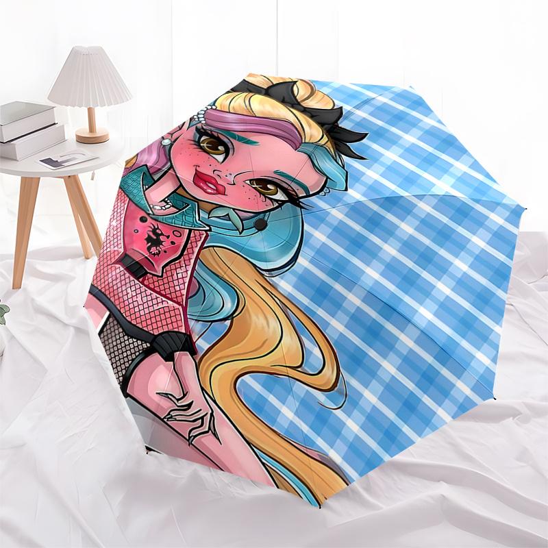 Monster High Inspired Automatic Opening Folding Umbrella with 8-Bone Frame - Perfect for Fans, Travelers, and Daily Use0104445a
Monster High Inspired Automatic Opening Folding Umbrella with 8-Bone Frame - Perfect for Fans, Travelers, and Daily Use0104445a