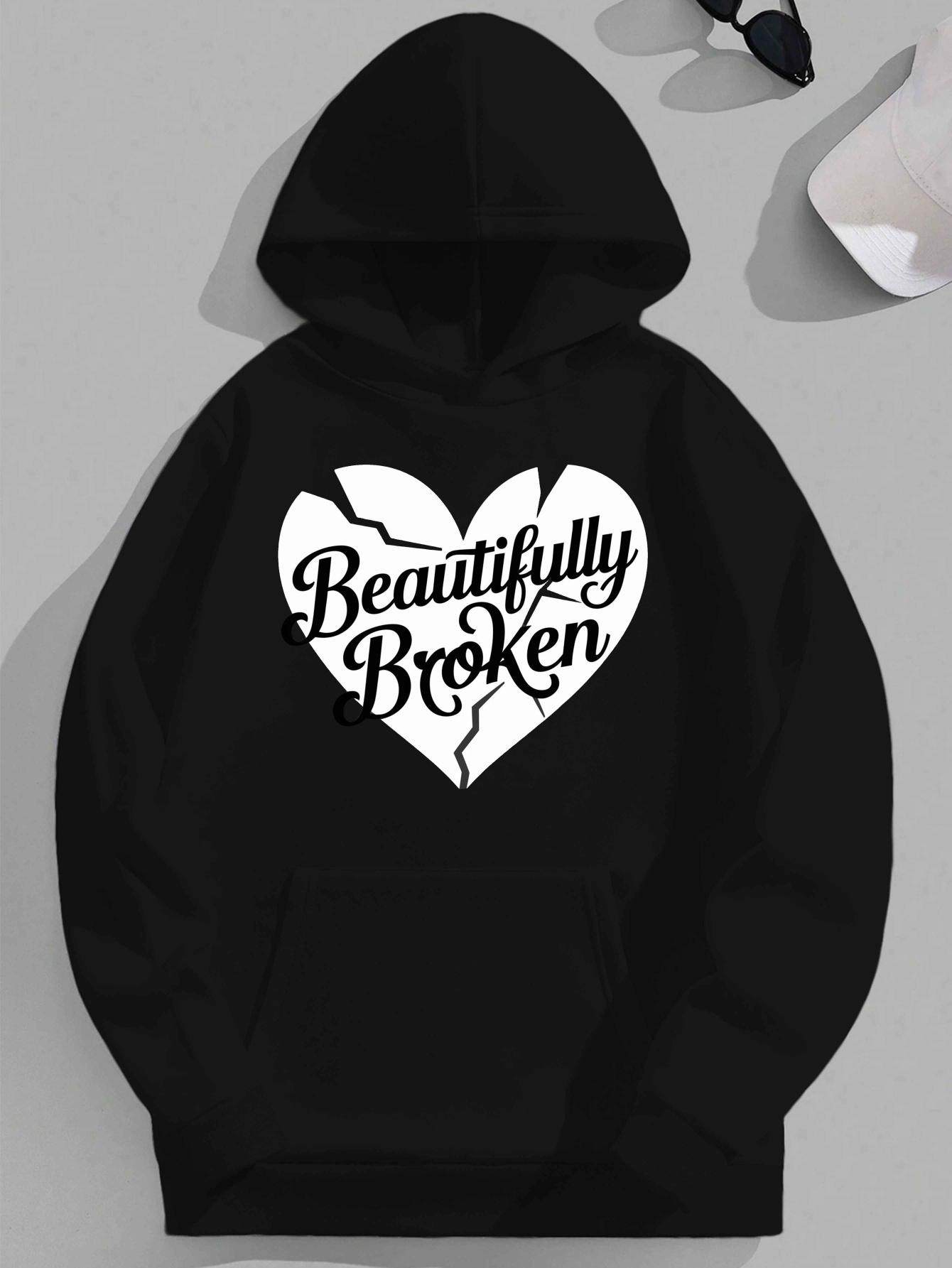Men s Hooded Sweatshirt with Beautiful Broken Heart Pattern - Black Loose and Casual Pullover, Machine Washable 3XL
Men s Hooded Sweatshirt with Beautiful Broken Heart Pattern - Black Loose and Casual Pullover, Machine Washable 3XL