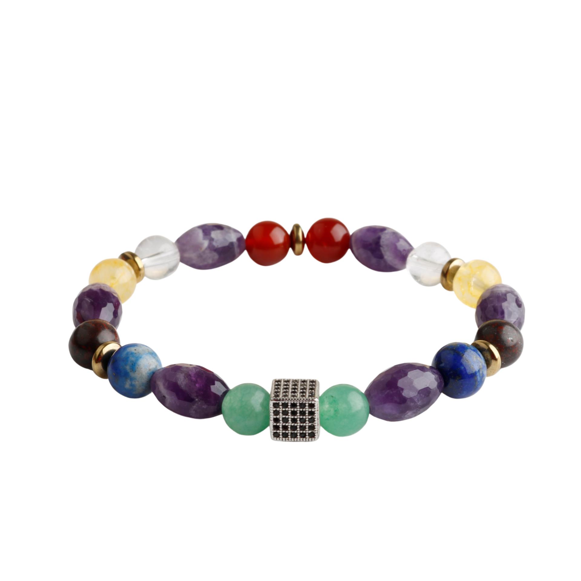 Аметист Циркон Чакра Браслет Аметист, Гранат, Агат, Кварц, Лазурит, Цитрин 16-17 cm
Аметист Циркон Чакра Браслет Аметист, Гранат, Агат, Кварц, Лазурит, Цитрин 16-17 cm