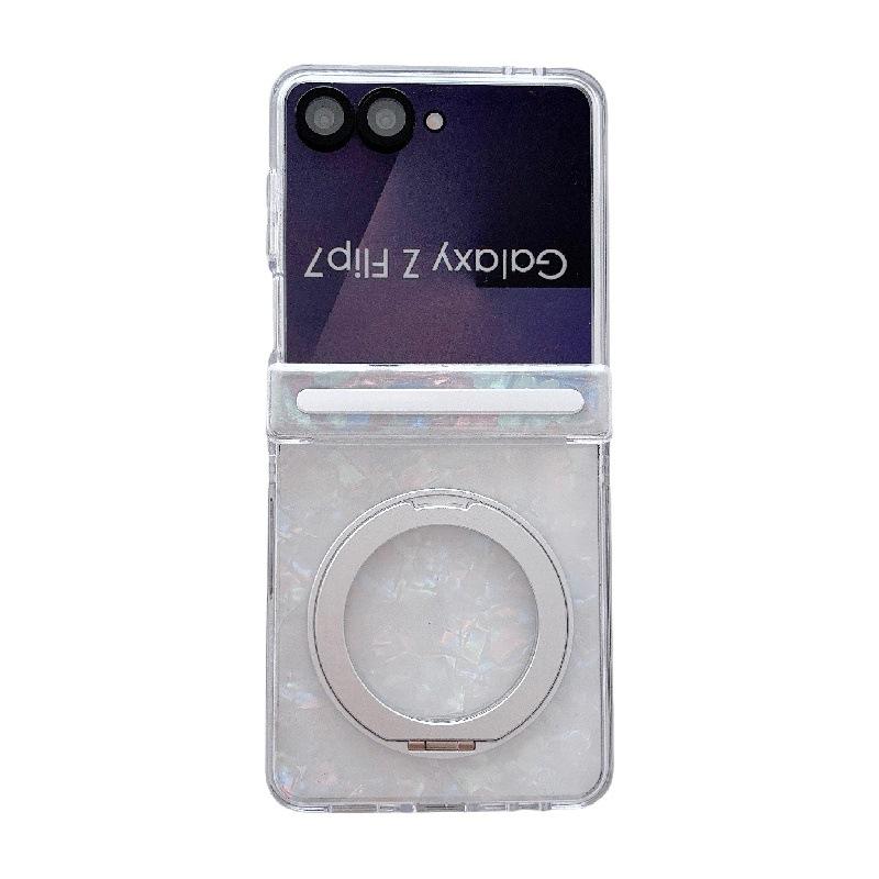 Stylish Magnetic Shell Texture Rotating Stand Case for Samsung Z Flip7 Z Flip6
Stylish Magnetic Shell Texture Rotating Stand Case for Samsung Z Flip7 Z Flip6