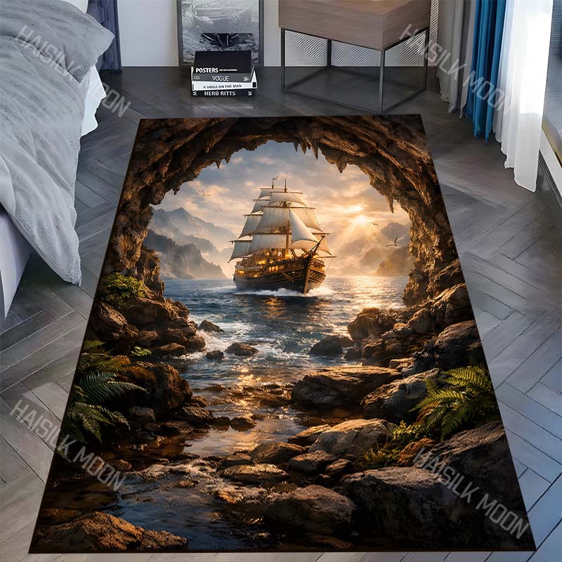 1PC Sailing ship sunset cave seascape Carpet for Living Room Bedroom Sofa Home Decor Rus Non-slip Floor Mat Luxury Gift 40x60cm
1PC Sailing ship sunset cave seascape Carpet for Living Room Bedroom Sofa Home Decor Rus Non-slip Floor Mat Luxury Gift 40x60cm