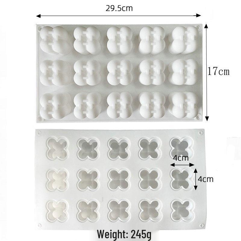 Силиконовая форма 3D Магический куб с 15 ячейками для муссового торта и изготовления свечей
Силиконовая форма 3D Магический куб с 15 ячейками для муссового торта и изготовления свечей
