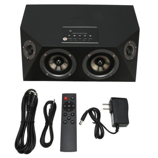 Bluetooth-динамик Hi-Fi стерео без потерь, перезаряжаемый, подключаемый, настольный беспроводной динамик для ПК, телевизора, телефона, черный, 100‑240 В, вилка США US Plug
Bluetooth-динамик Hi-Fi стерео без потерь, перезаряжаемый, подключаемый, настольный беспроводной динамик для ПК, телевизора, телефона, черный, 100‑240 В, вилка США US Plug