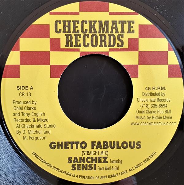 7inch Record SANCHEZ, SENSI - Ghetto Fabulous CR13 Checkmate Recor US Reggae, Ska & Dub Used
7inch Record SANCHEZ, SENSI - Ghetto Fabulous CR13 Checkmate Recor US Reggae, Ska & Dub Used