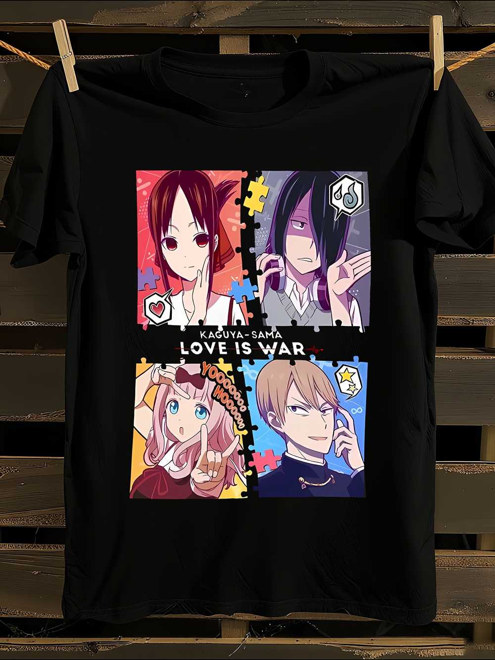 Kaguya-sama: Love is War Anime T-Shirt Mens Tshirt Womens Tshirts with Letters Print Short Sleeves T-Shirt Casual Street Tee Shirt Top XXXXL
Kaguya-sama: Love is War Anime T-Shirt Mens Tshirt Womens Tshirts with Letters Print Short Sleeves T-Shirt Casual Street Tee Shirt Top XXXXL