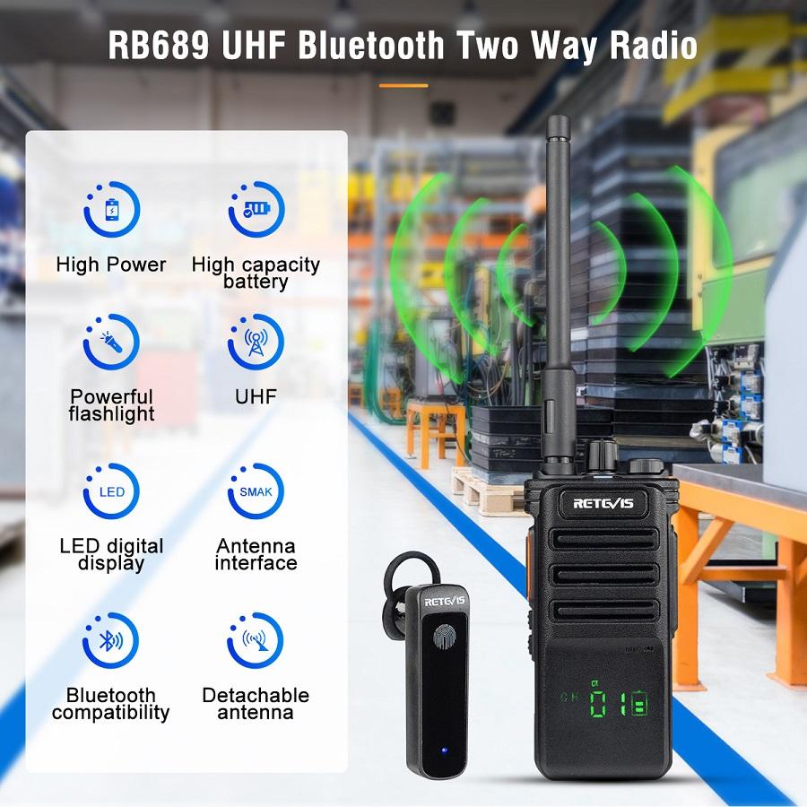 10 Вт UHF Bluetooth-совместимая рация Rb689 Портативные рации Мощное профессиональное радио для склада
10 Вт UHF Bluetooth-совместимая рация Rb689 Портативные рации Мощное профессиональное радио для склада