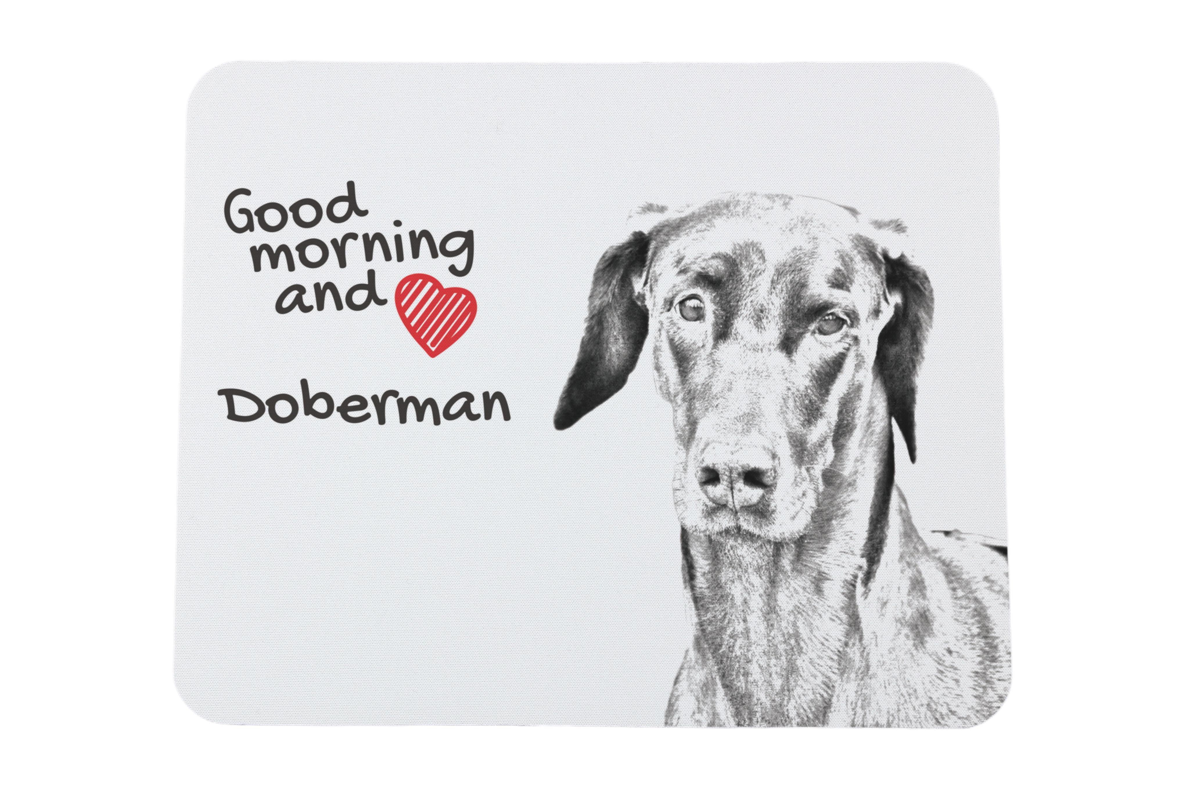 Dobermann, Doberman Pinscher, Dobie - mouse pad with print, personalized dog-themed mouse pad, unique gadget for an office worker by Art-Dog brand білий
Dobermann, Doberman Pinscher, Dobie - mouse pad with print, personalized dog-themed mouse pad, unique gadget for an office worker by Art-Dog brand білий