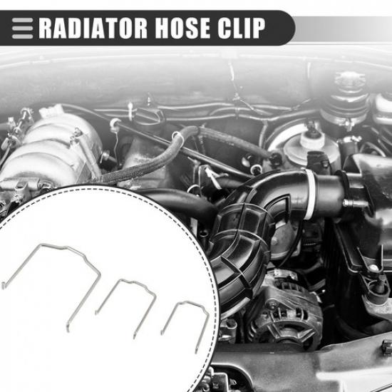 Car Radiator Hose Clip Repalce for BMW E39 E38 E60 E90 Metal Silver Tone 1 Set
Car Radiator Hose Clip Repalce for BMW E39 E38 E60 E90 Metal Silver Tone 1 Set