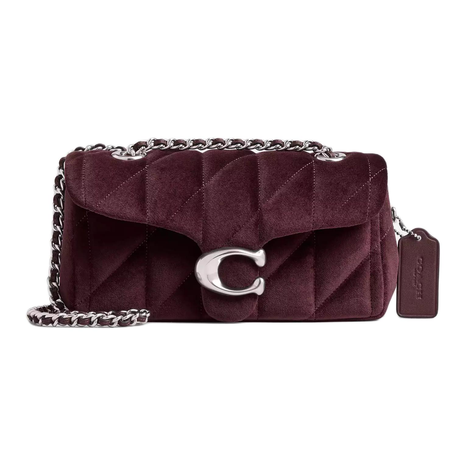 Coach Tabby 20 Silver Logo Push Lock Closure Velvet Shoulder Bag Small Women Shoulder Bag Mellow CW608-LHME Basic Set (Bag+Dust Bag)
Coach Tabby 20 Silver Logo Push Lock Closure Velvet Shoulder Bag Small Women Shoulder Bag Mellow CW608-LHME Basic Set (Bag+Dust Bag)