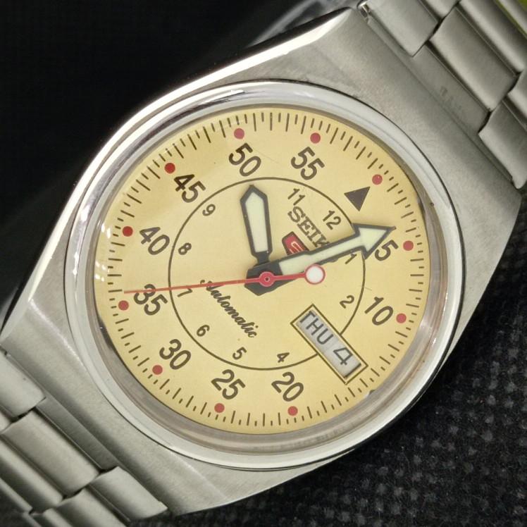 USED VINTAGE SEIKO 5 AUTO 6309A JAPAN MENS CREAM DIAL WATCH 621a-a413414-2 SKU621a-a413414
USED VINTAGE SEIKO 5 AUTO 6309A JAPAN MENS CREAM DIAL WATCH 621a-a413414-2 SKU621a-a413414