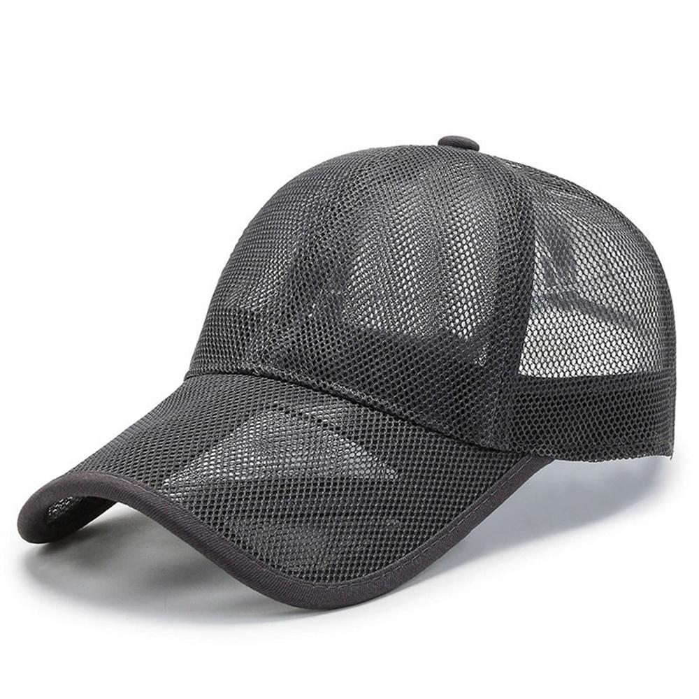 Openwork Brim Baseball Cap Breathable Mesh Summer Hat for Men Women Outdoor Sun Protection Adjustable темно-сірий
Openwork Brim Baseball Cap Breathable Mesh Summer Hat for Men Women Outdoor Sun Protection Adjustable темно-сірий