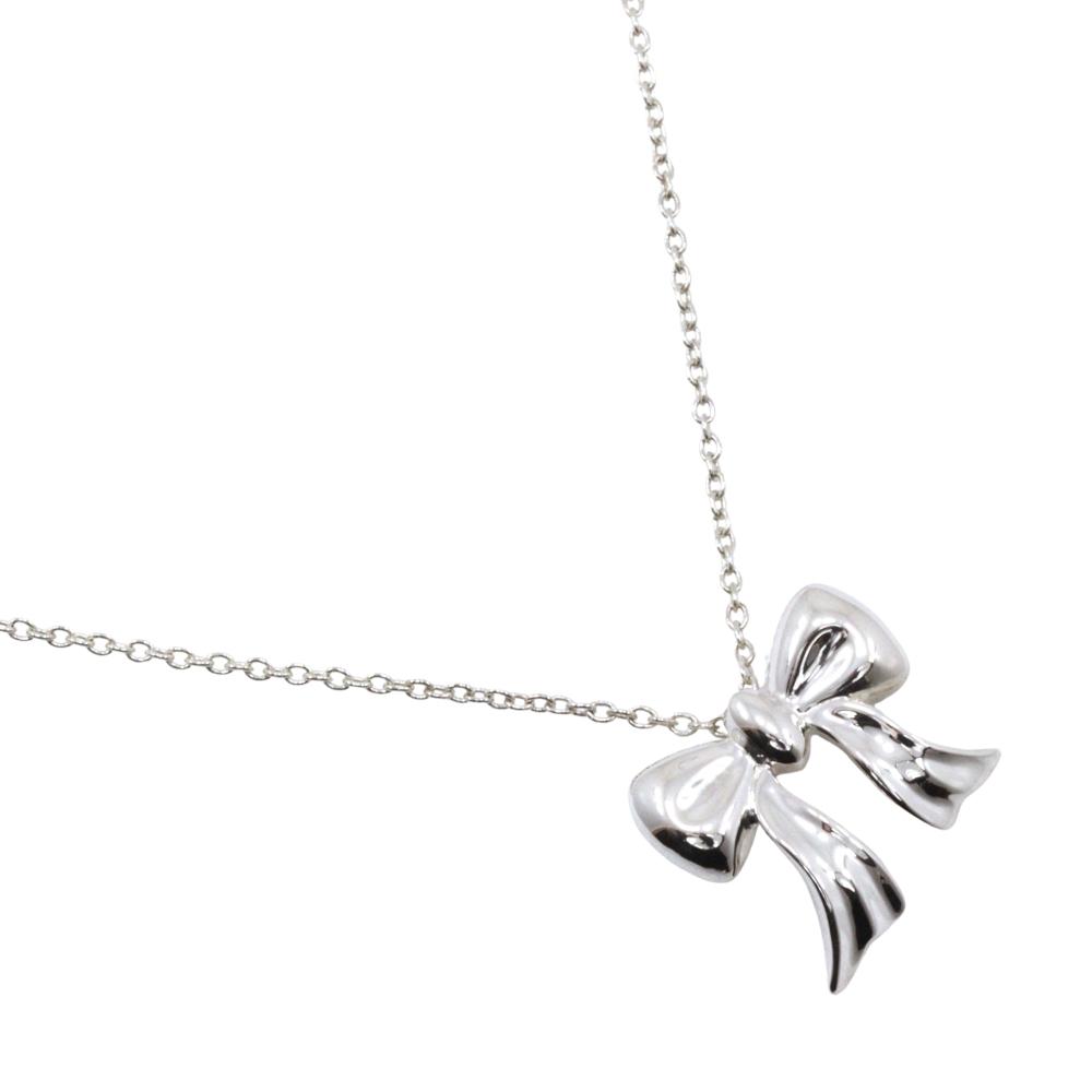TIFFANY&Co. ribbon Necklace Silver925 ribbon 2.8g Women Used
TIFFANY&Co. ribbon Necklace Silver925 ribbon 2.8g Women Used